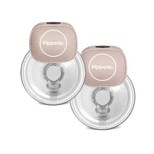 Pippeta LED Wearable Hands Free Breast Pump - 2 Pack - Ash Rose
