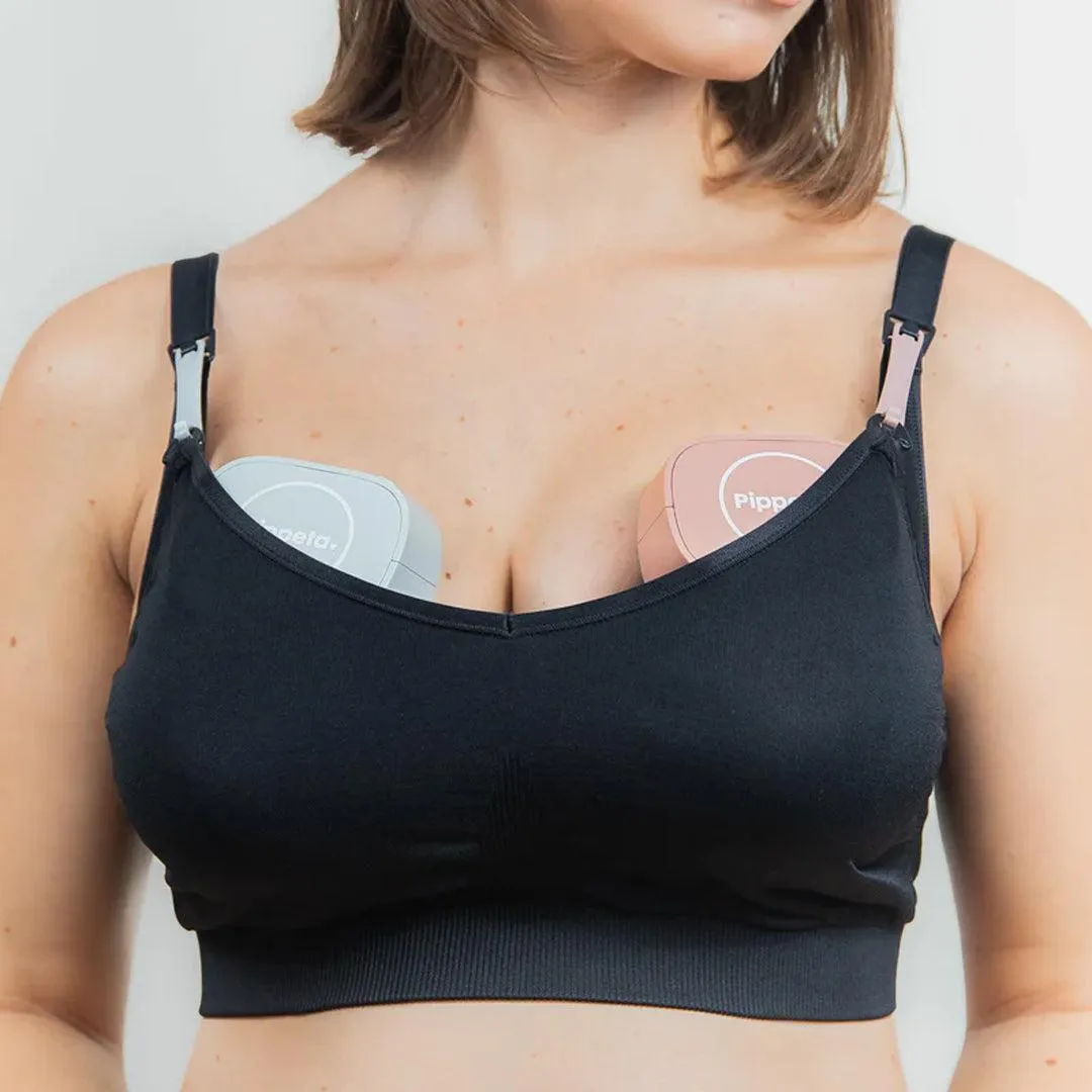 Pippeta LED Wearable Hands Free Breast Pump - 2 Pack - Ash Rose