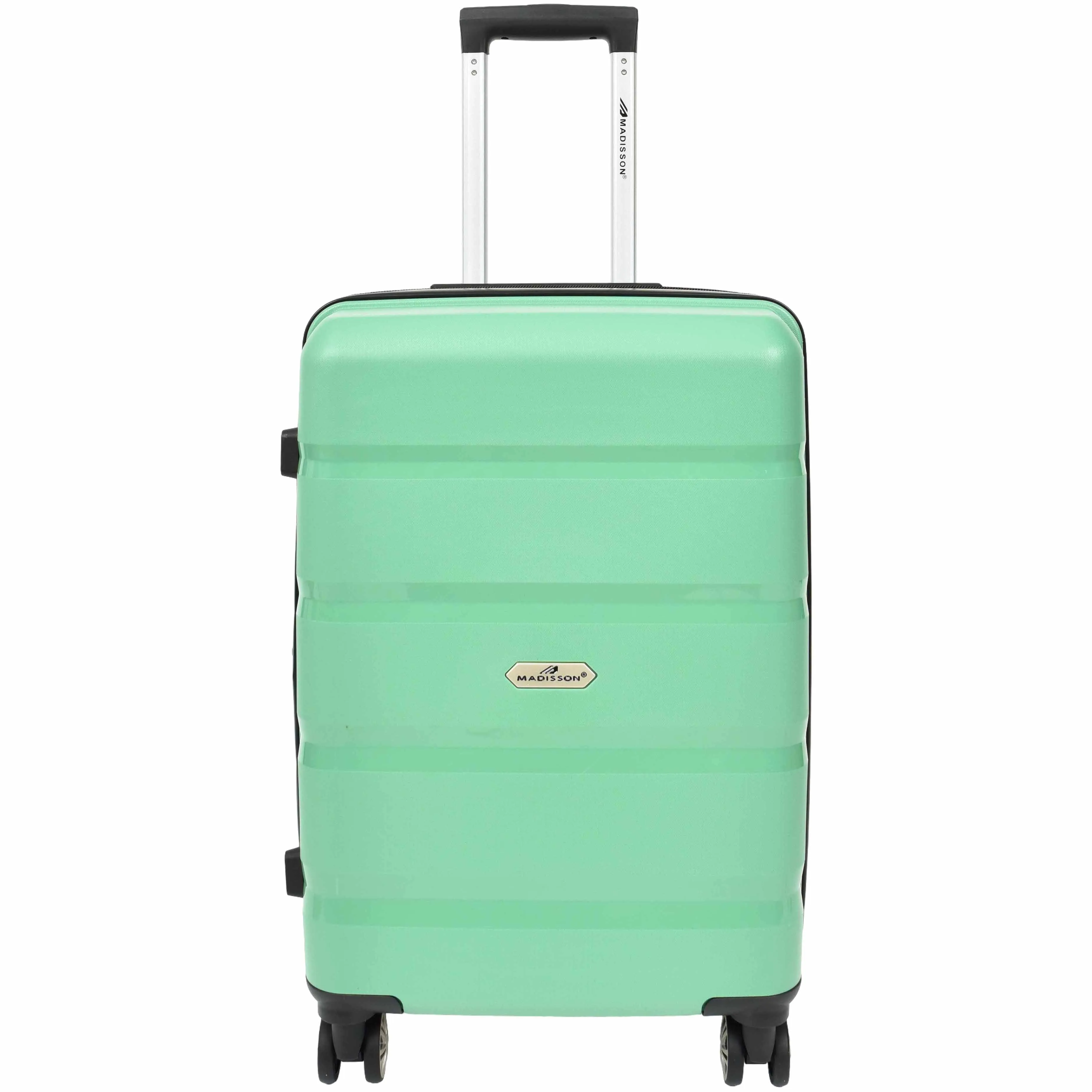PP Hard Shell Luggage Expandable Four Wheel Suitcases Cygnus Lime