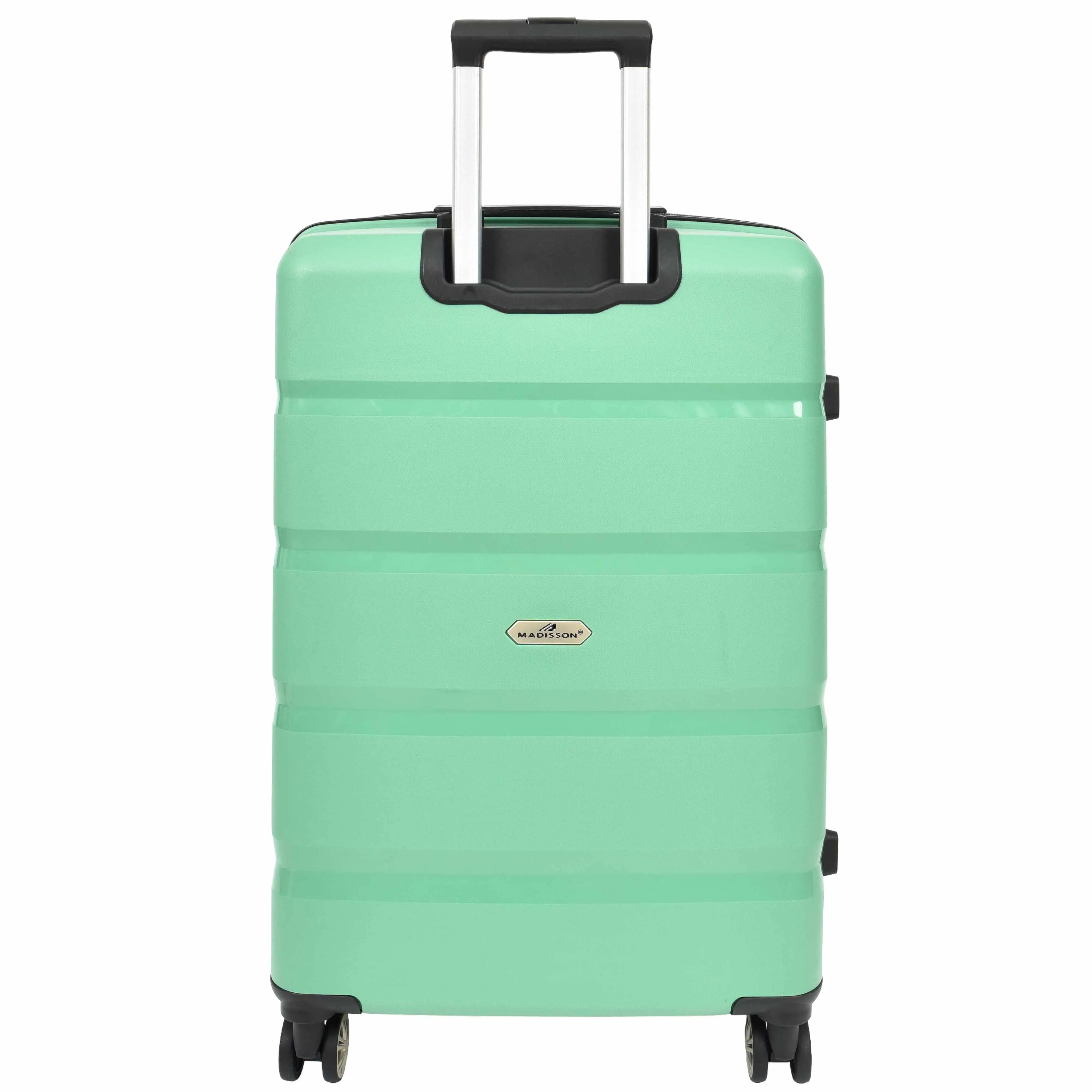PP Hard Shell Luggage Expandable Four Wheel Suitcases Cygnus Lime