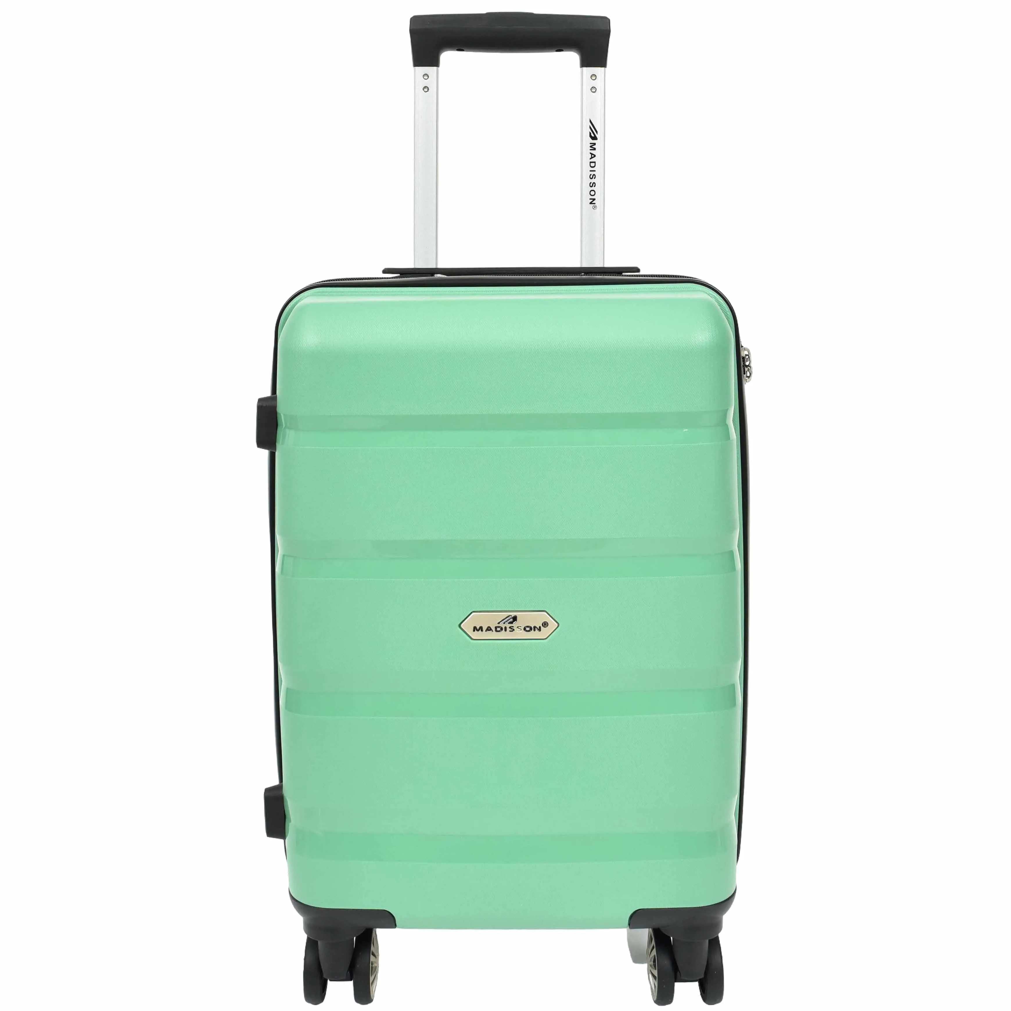 PP Hard Shell Luggage Expandable Four Wheel Suitcases Cygnus Lime