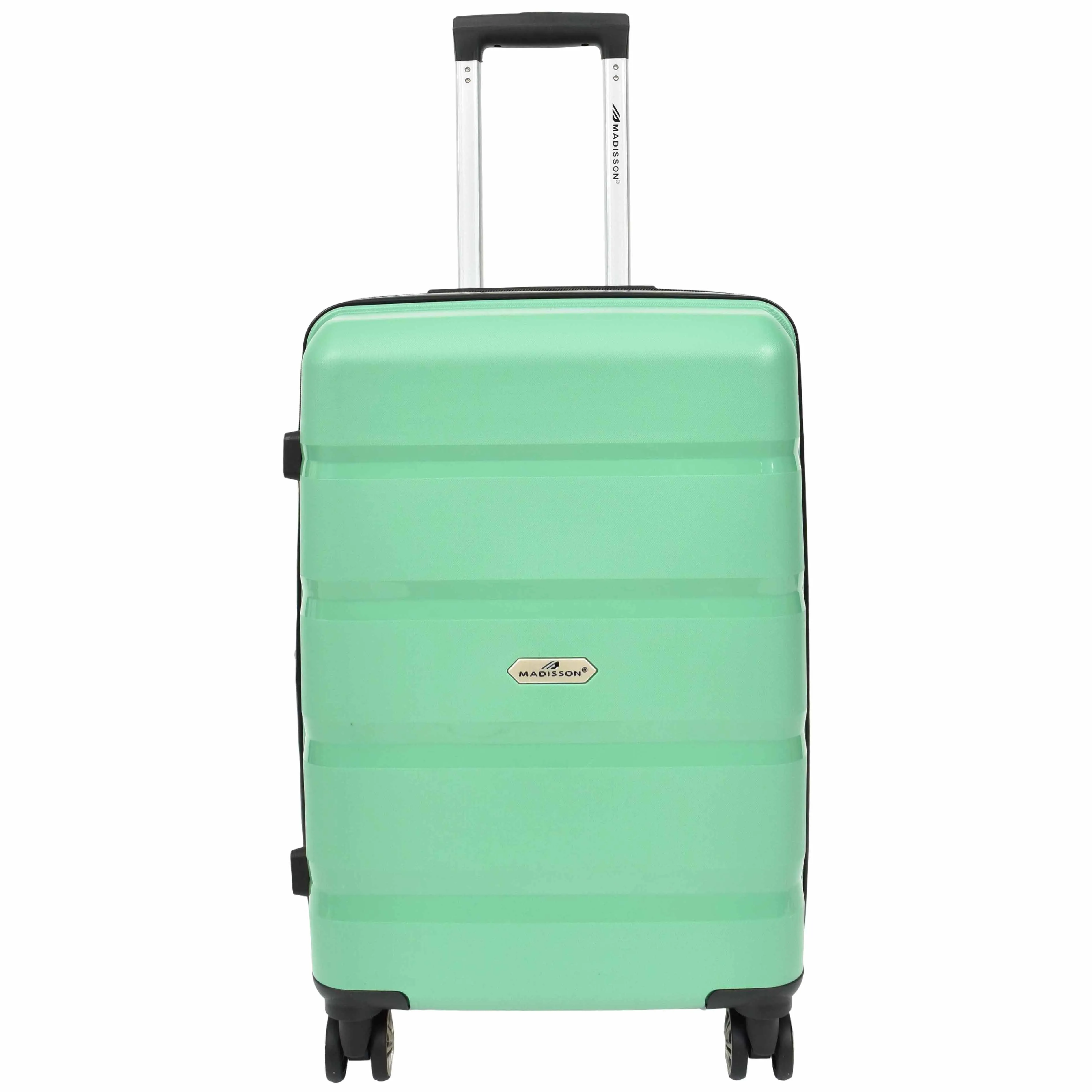 PP Hard Shell Luggage Expandable Four Wheel Suitcases Cygnus Lime