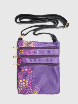 Purple Desert Flower - Crossbody Bag