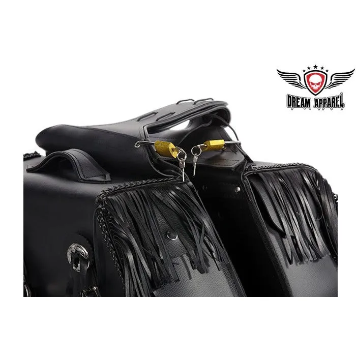 PVC Motorcycle Saddlebag With Quick Release