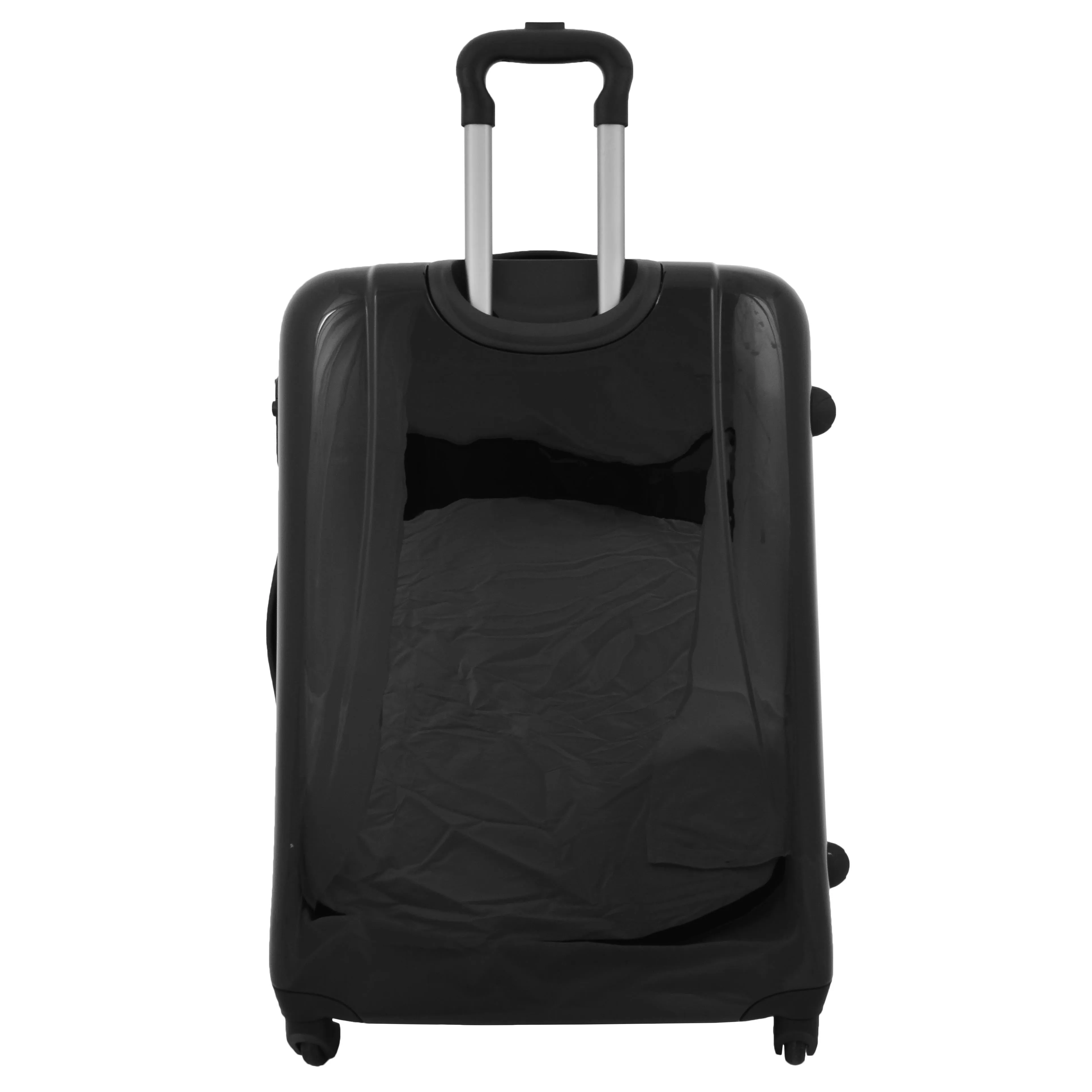 Robust Hard Shell Suitcase Stack Up Man Print 4 Wheel Luggage Bags