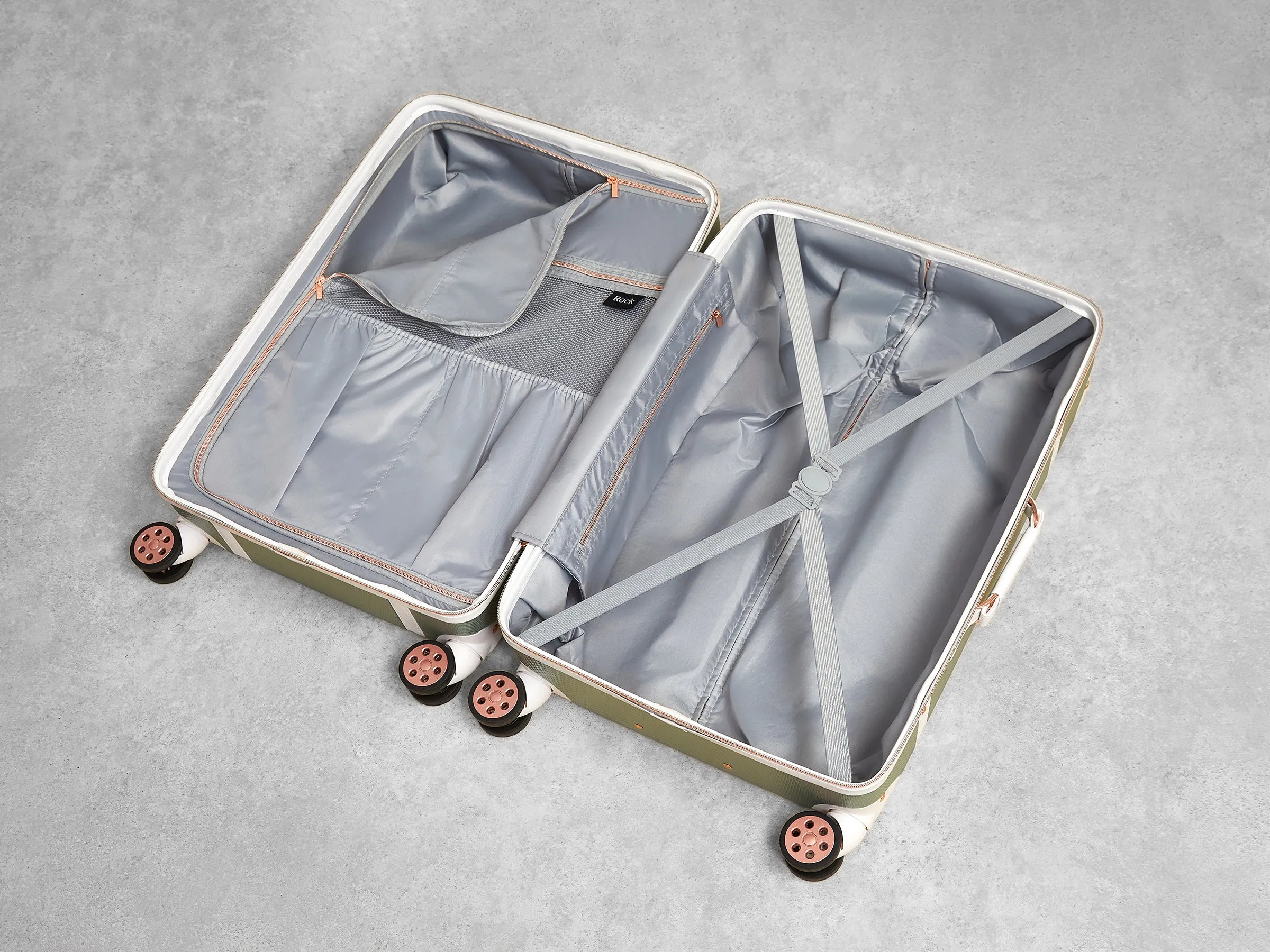 Rock Vintage Spinner 3x Pieces -SageGreen