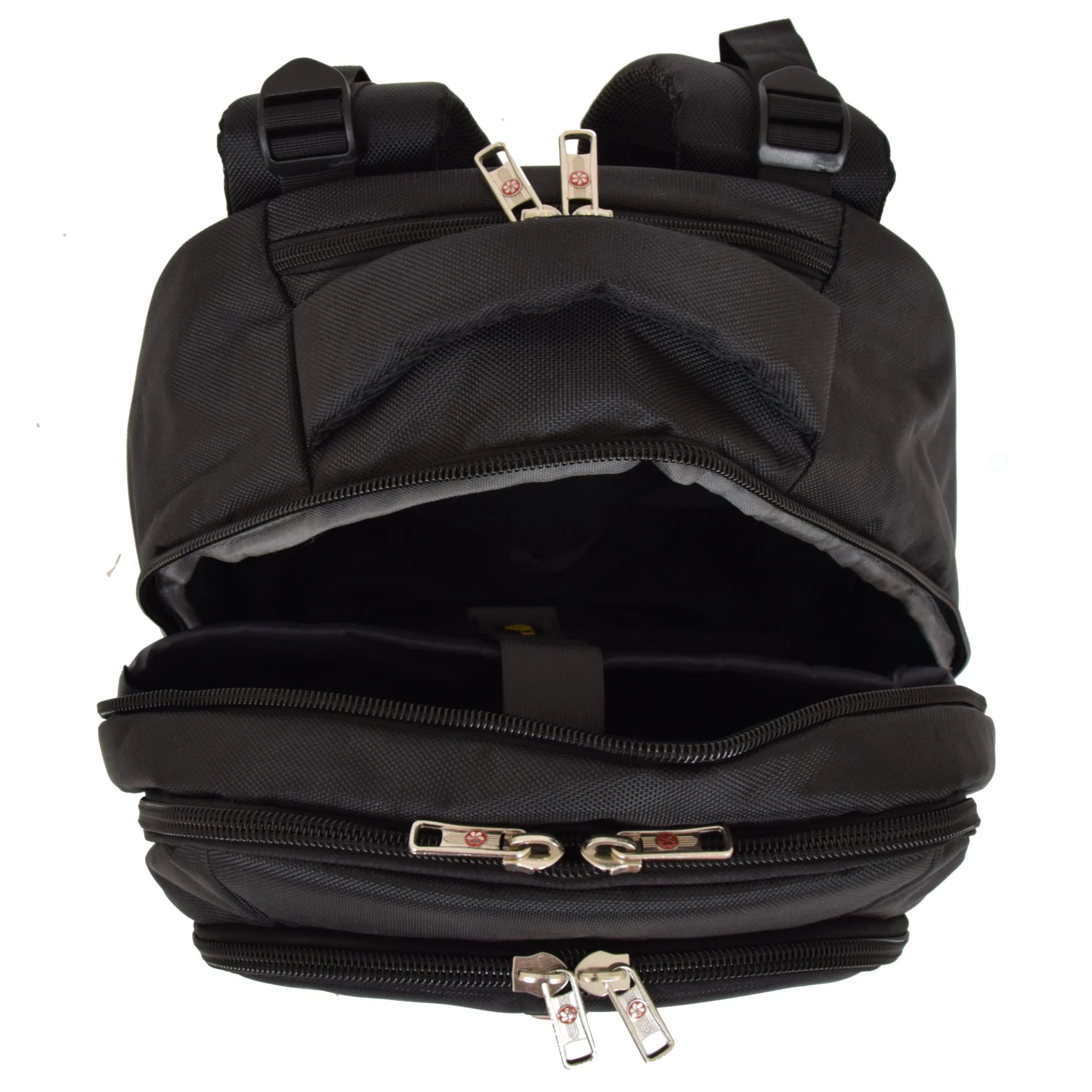 Rolling Backpack Cabin Size Travel Bag Hiking Rucksack Goodwin Black