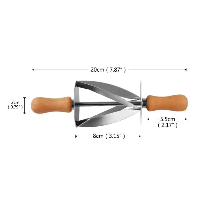 Rolling Cutter For Croissant Making
