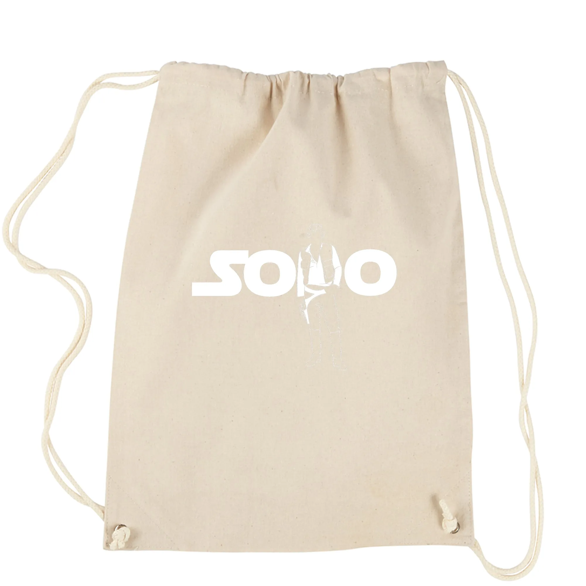 Solo Star Hand Drawstring Backpack