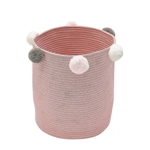 Storage Baskets with Pom-Poms