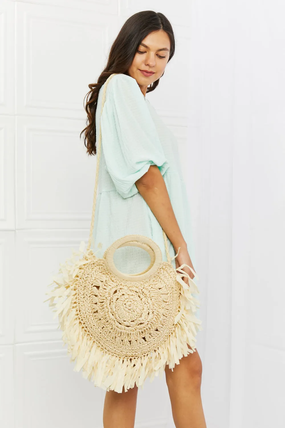 Summer Straw Handbag Fashion beach bag
