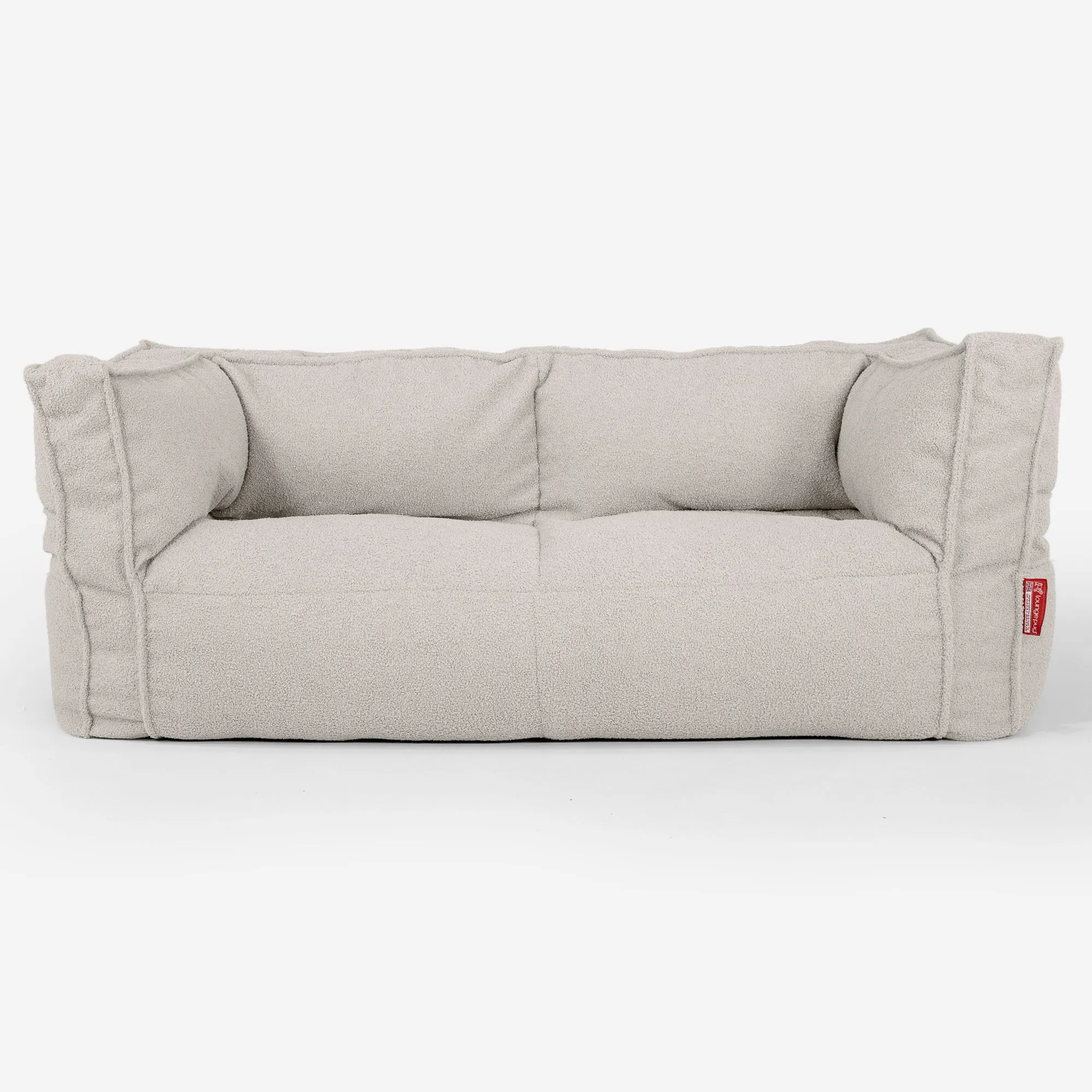The 2 Seater Albert Sofa Bean Bag - Boucle Ivory