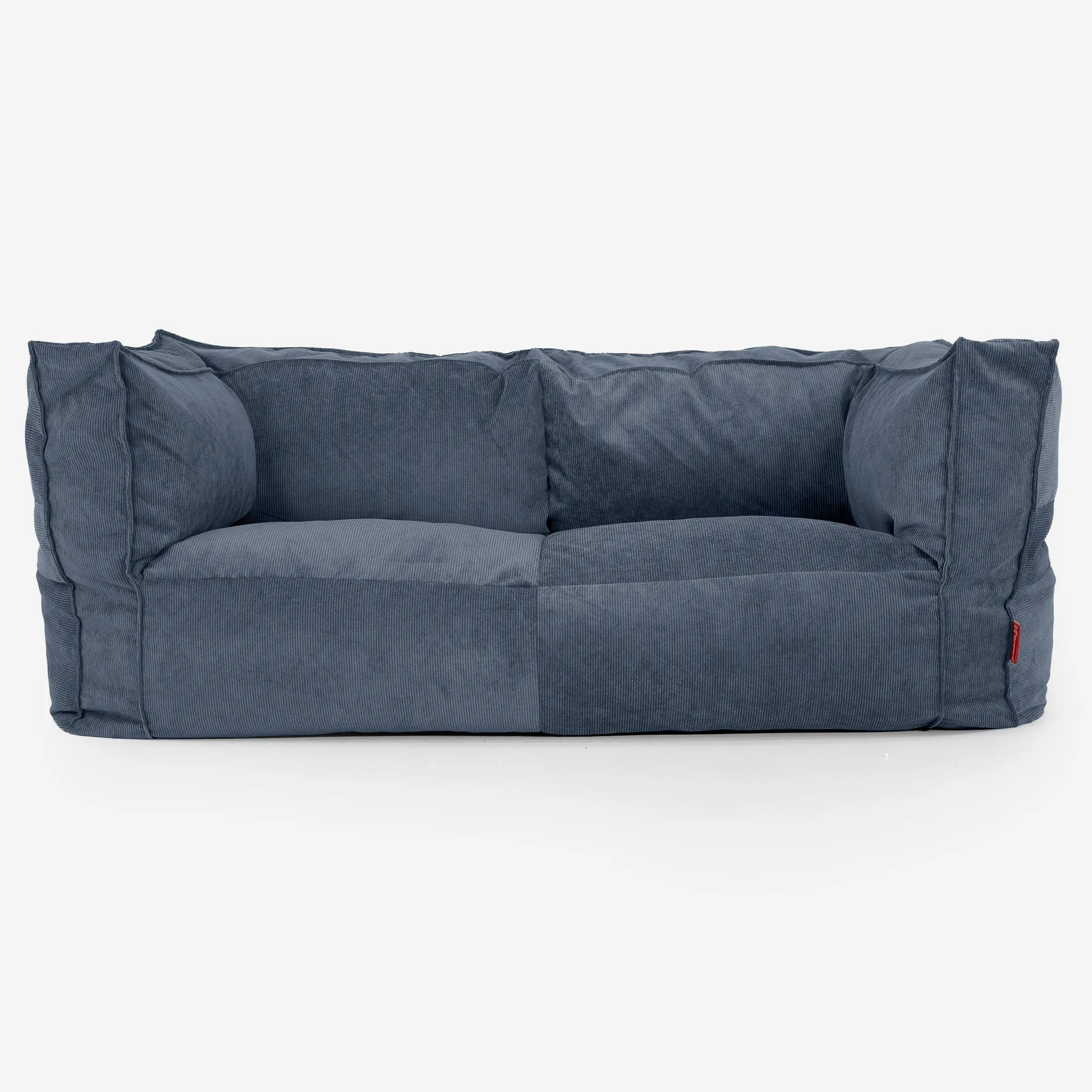 The 2 Seater Albert Sofa Bean Bag - Needlecord Navy