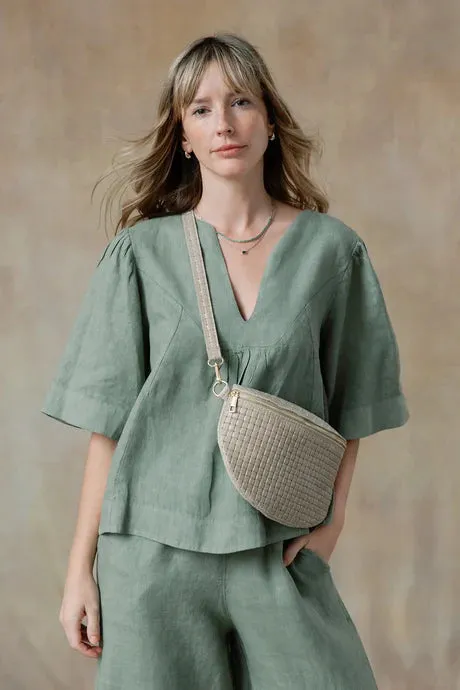 The Katerina Chloe Embossed Sling Bag With Bonus Strap