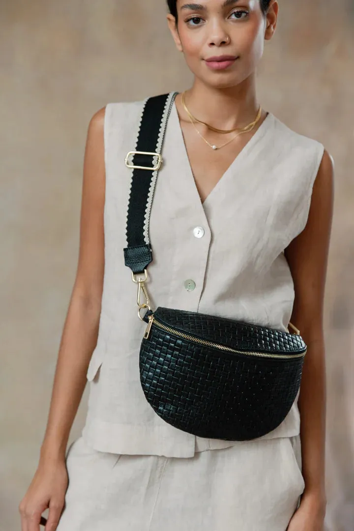 The Katerina Chloe Embossed Sling Bag With Bonus Strap