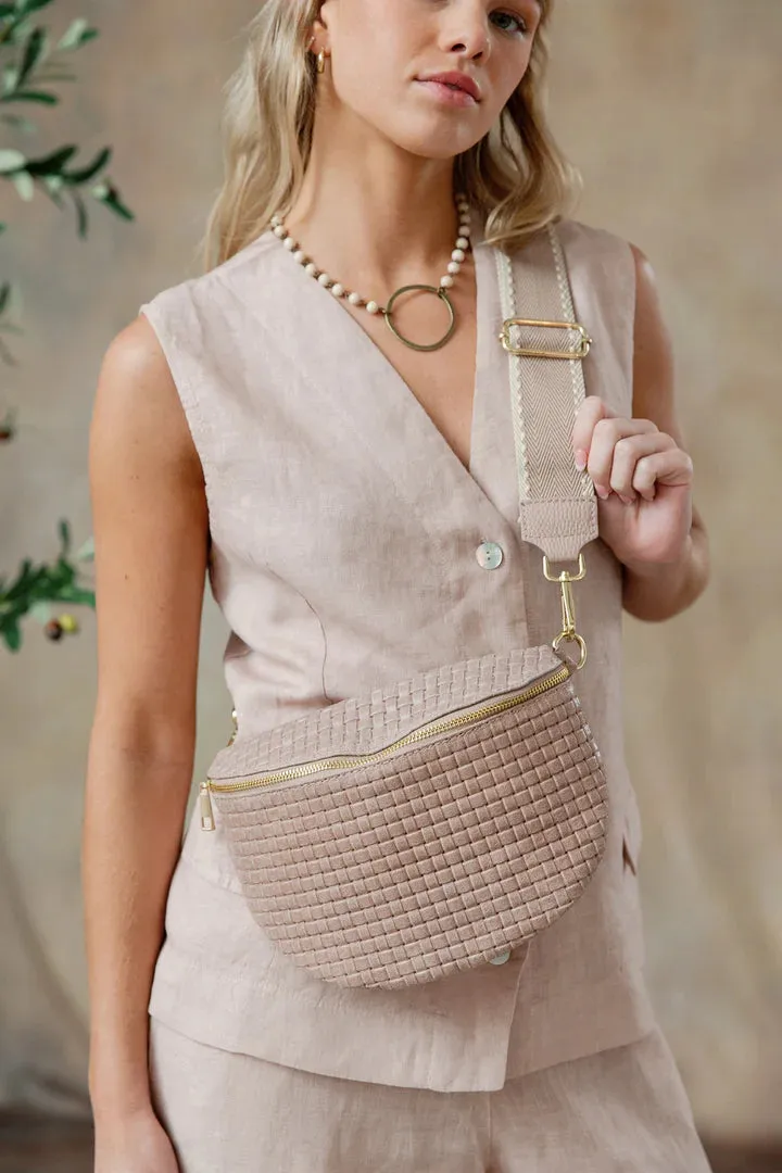 The Katerina Chloe Embossed Sling Bag With Bonus Strap