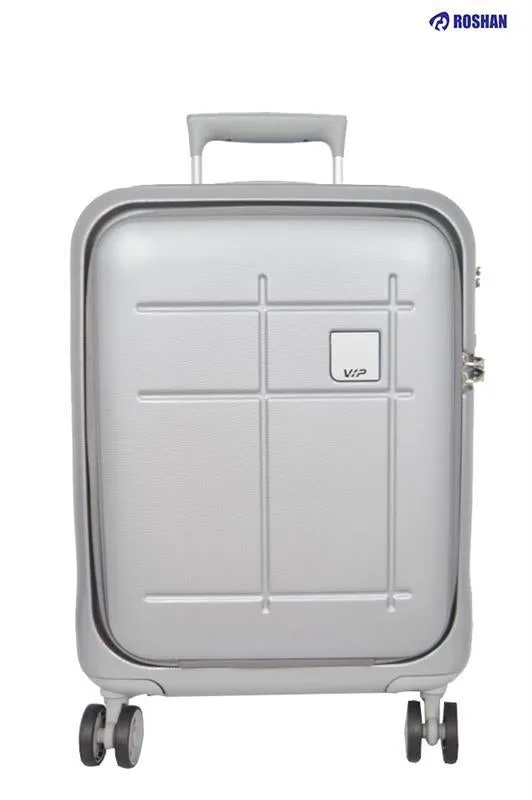 VIP Zorro Pro Laptop Strolly Cabin Luggage 38x56x80cm Large Silver