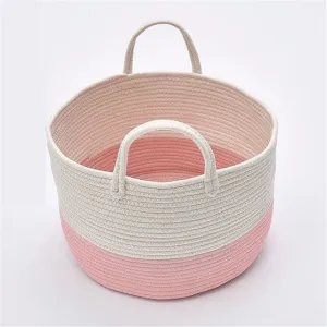 Woven Cotton Rope Storage Basket